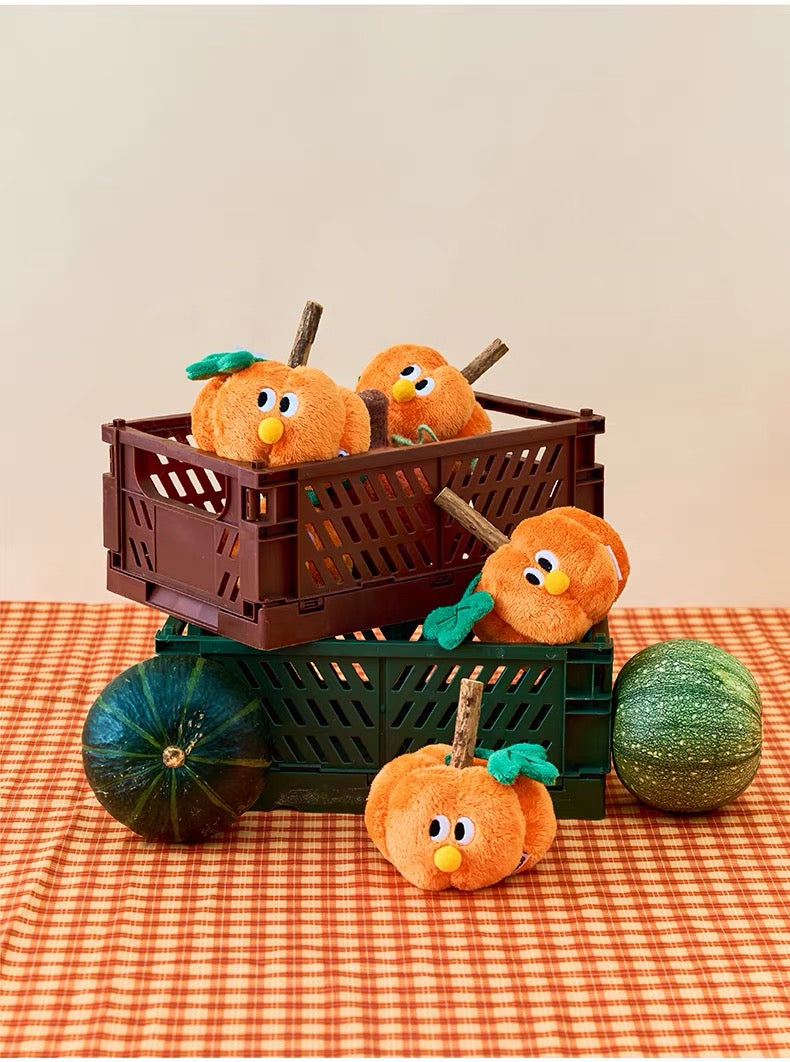 Peachfield & Co. x zeze Pumpkin Silvervine & Crinkle Plush Cat Toy