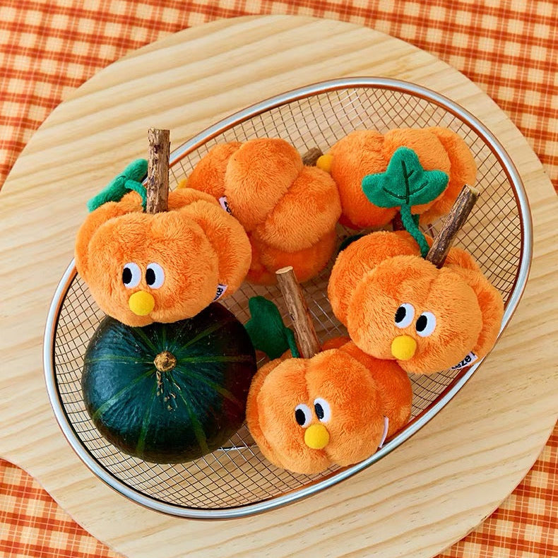 Peachfield & Co. x zeze Pumpkin Silvervine & Crinkle Plush Cat Toy