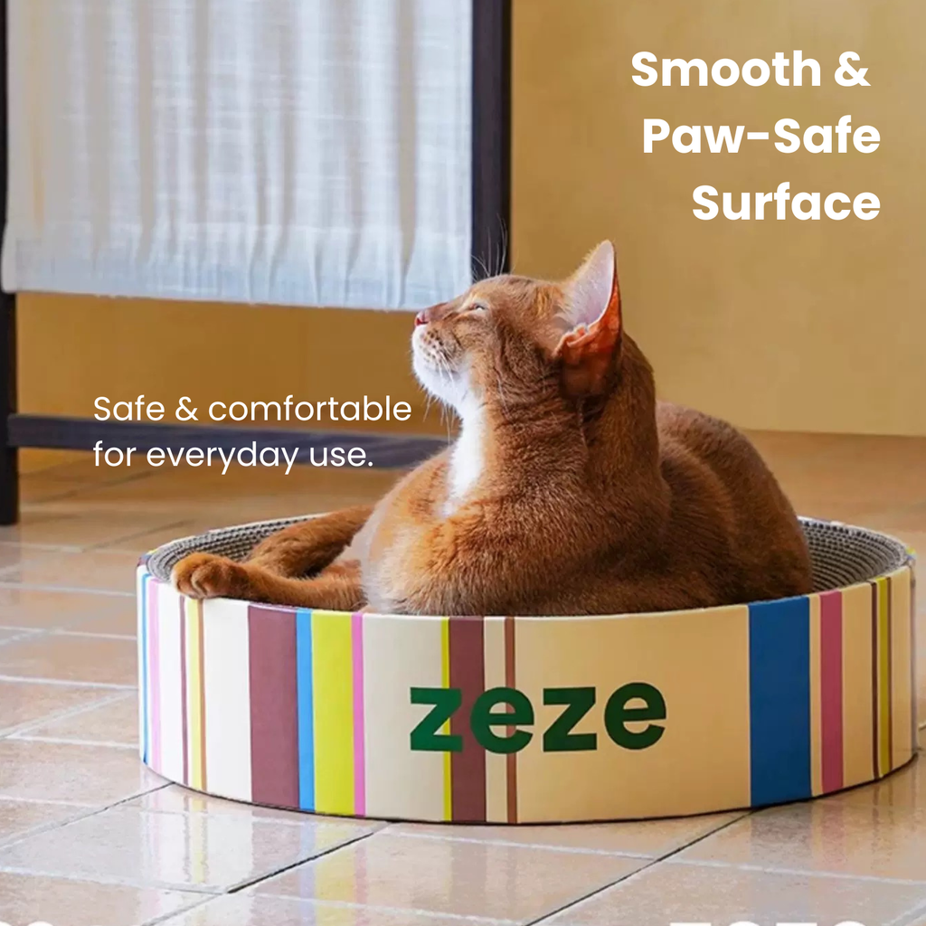 zeze Retro Cat Scratcher Bed
