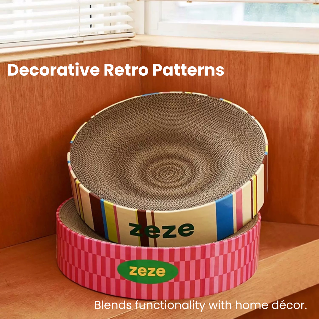 zeze Retro Cat Scratcher Bed