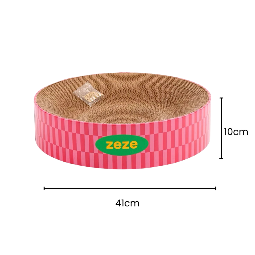 zeze Retro Cat Scratcher Bed