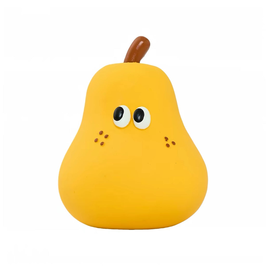 Peachfield & Co. x zeze Pear Latex Squeaky Dog Toy