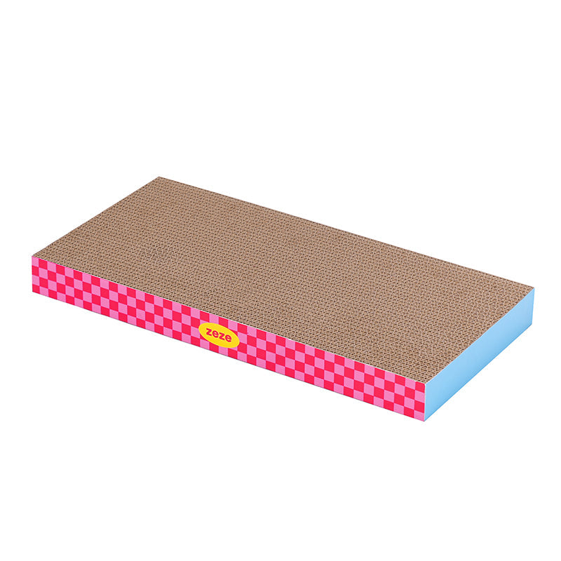 zeze Neon Sweetheart Corrugated Cardboard Cat Scratcher Pad (44 cm)