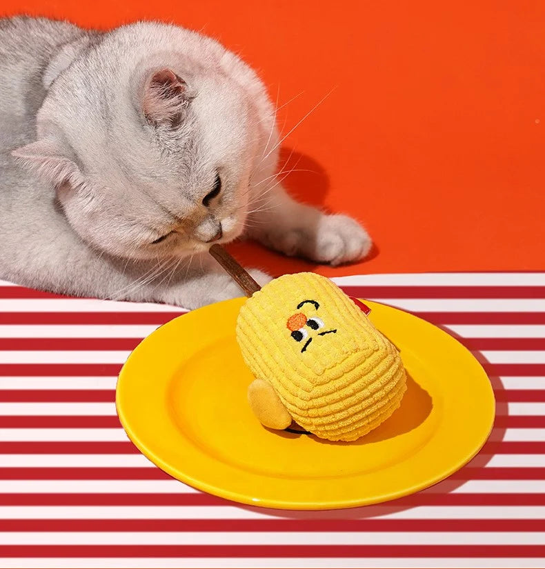 Peachfield & Co. ｜ zeze Silvervine Matatabi Wood Pet Toy With Catnip
