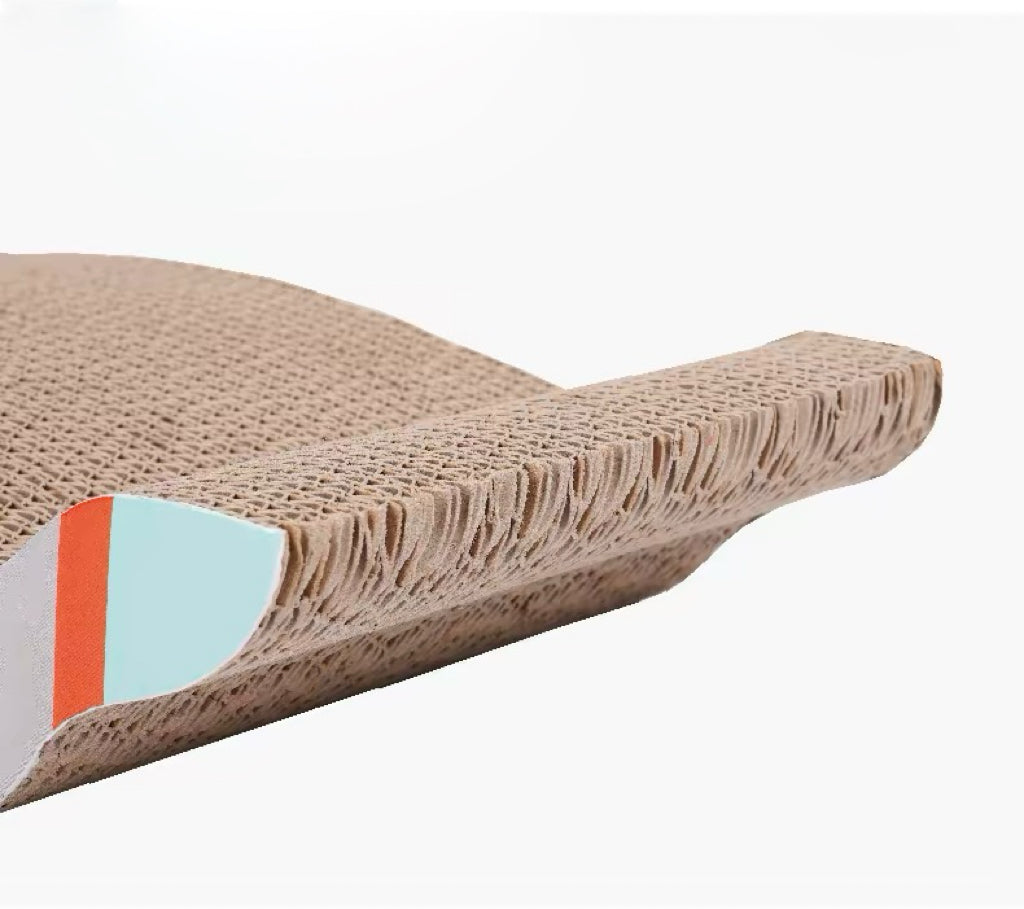 Peachfield & Co. x zeze Simple Wave Cat Scratcher & Lounge Board
