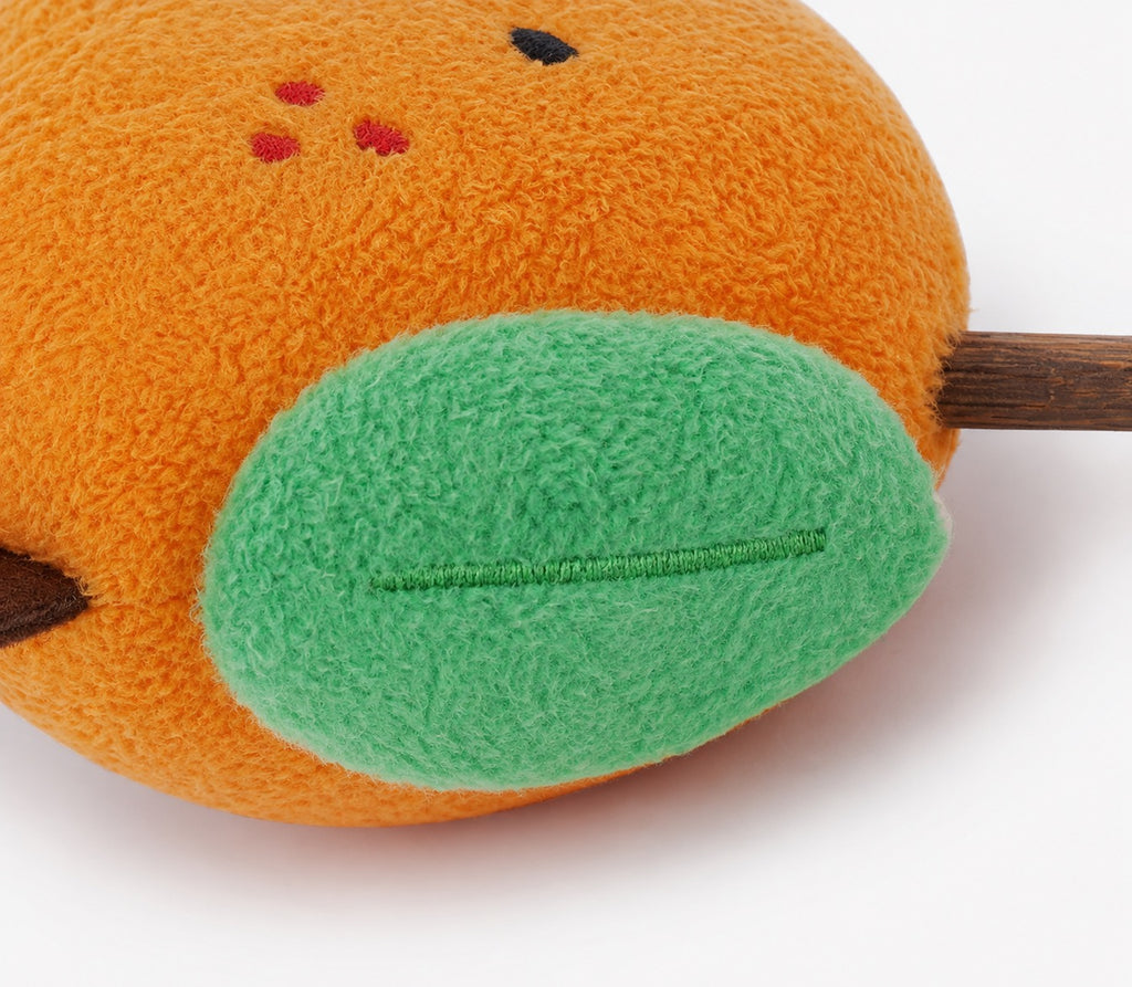Peachfield & Co. x zeze Lucky Orange Silvervine & Valerian Plush Cat Toy